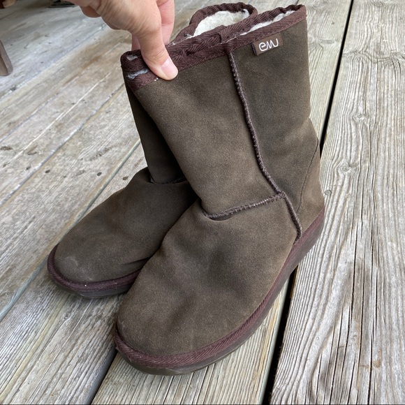 Emu Australia Classic Brown Winter Boots - Picture 1 of 12